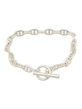 Hermes Bracelet Chaine D'ancre TPM 24 Links 15 cm 925 Sterling Silver